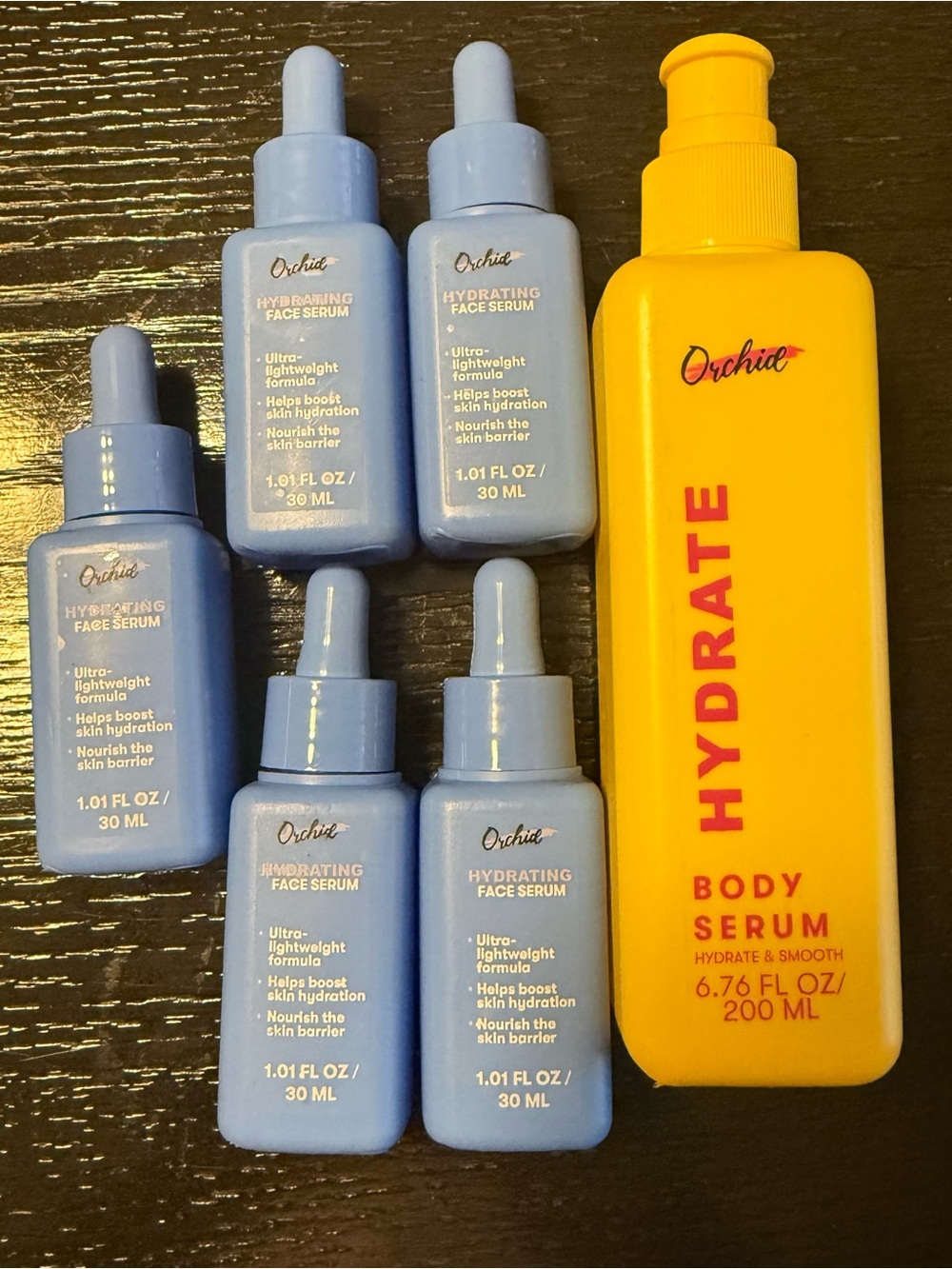 Orchid Hydrating Face & Body Serum Set